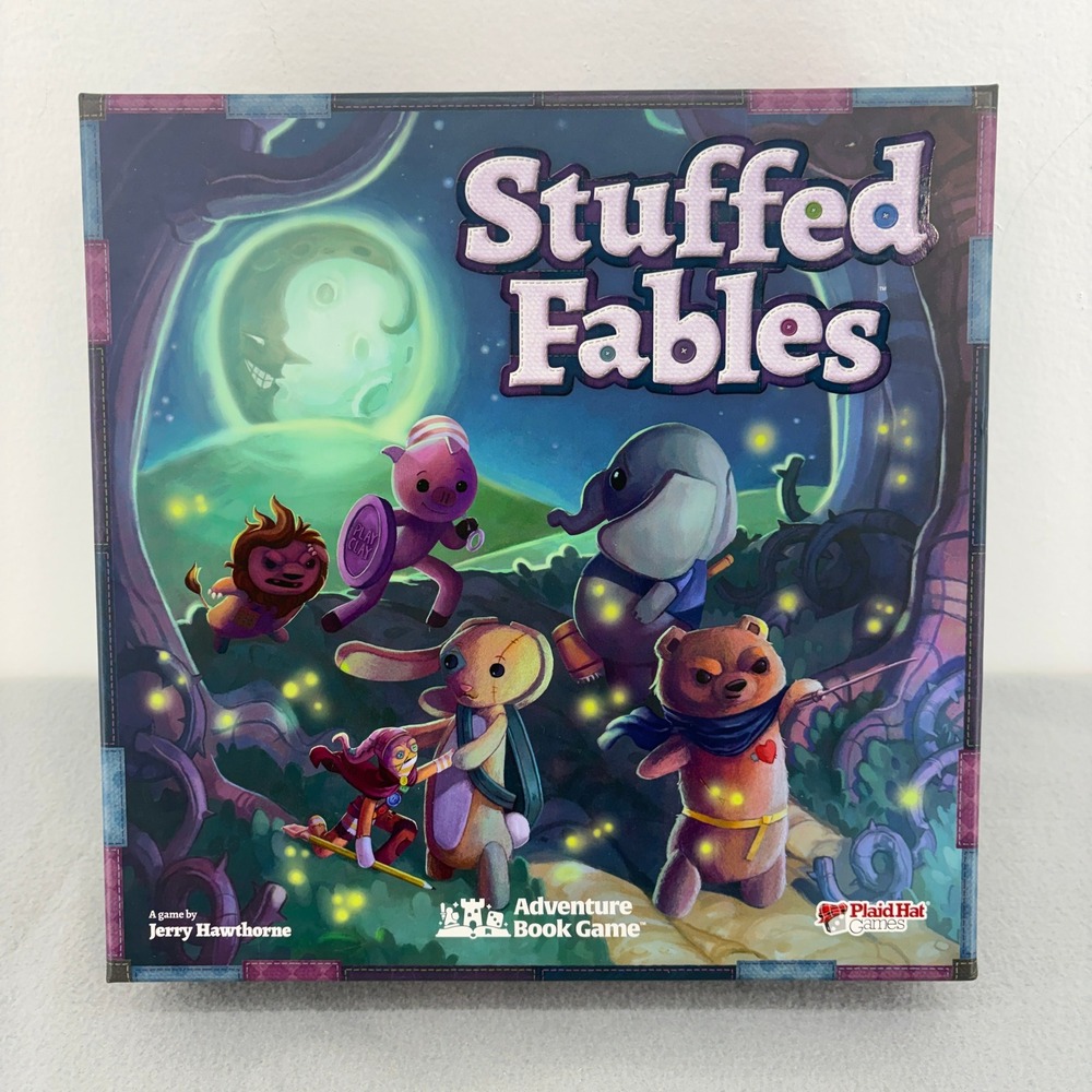 Plaid Hat Games Stuffed Fables Adventure Book Board Game Complete Hawthorne